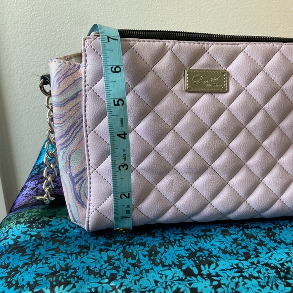 Betsey Johnson Lavender Quilted Crossbody Bag - Picture 10 of 10